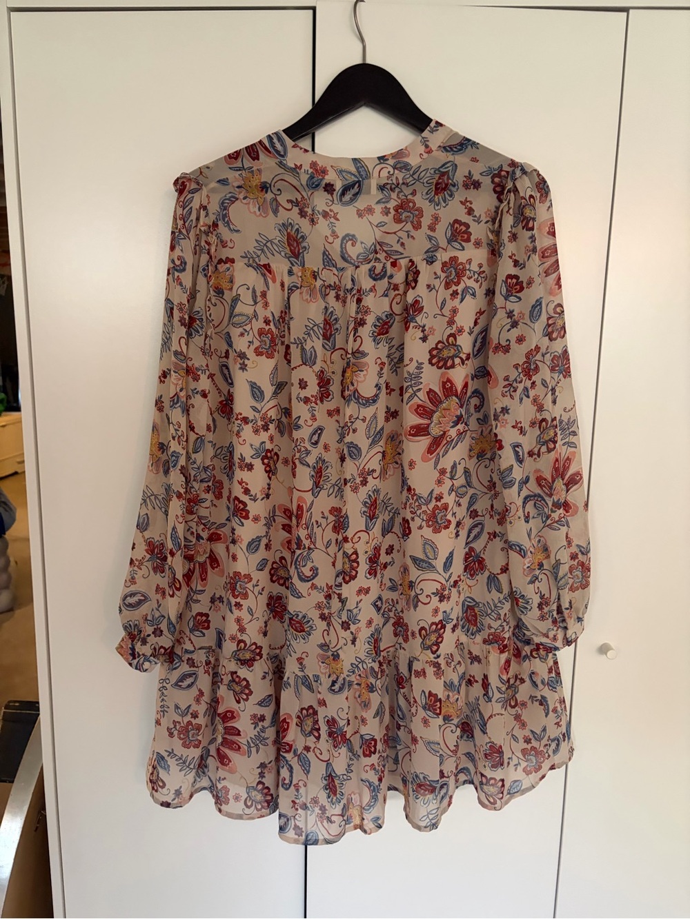 Boho Floral Tiered Dress
